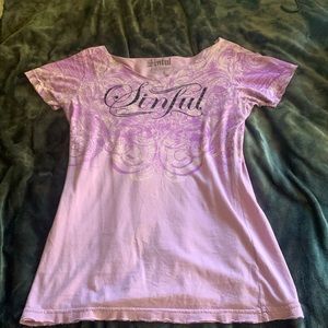 Sinful shirt y2k yass